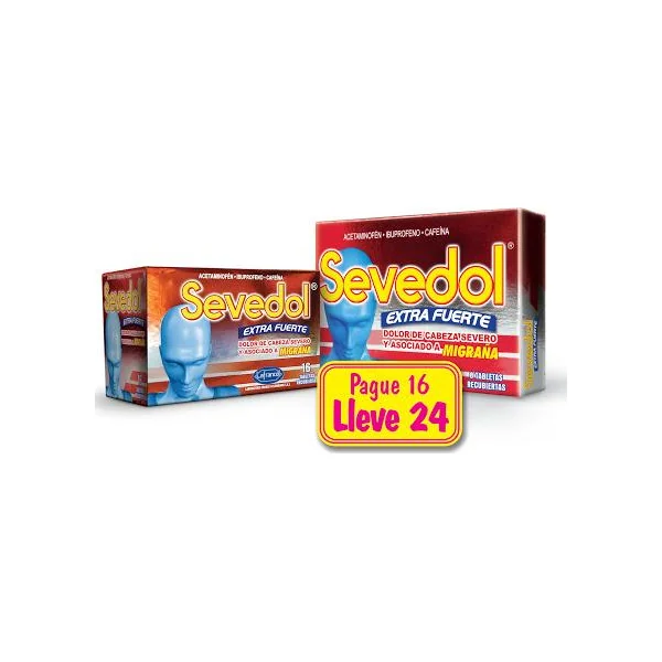 Sevedol Extra Fuerte Caja X 24 Tabletas
