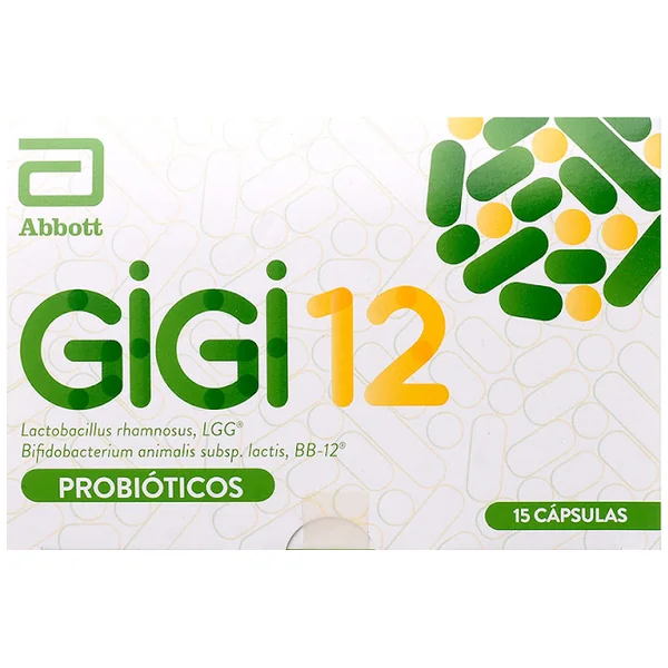 Gigi 12 Probióticos Abbott Caja X 15 Cápsulas