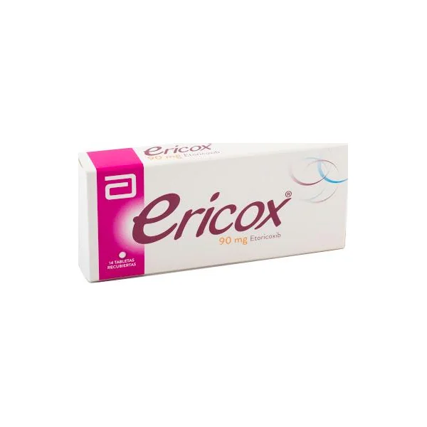 Ericox Etoricoxib 90 Mg Abbott Caja X 14 Tabletas