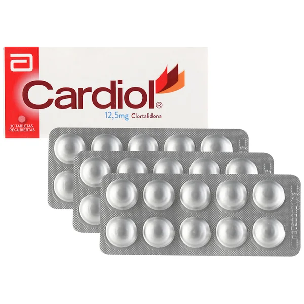 Cardiol Clortalidona 12.5 Mg Abbott X 30 Tabletas