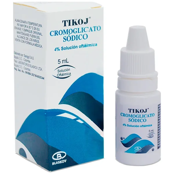 Tikoj 40Mg/Ml(4%) Solución Oftalmologica Frasco X 5Ml