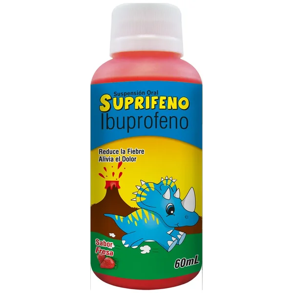 Suprifeno Ibuprofeno 100/5 Mg/ml Suspension X 60 Ml