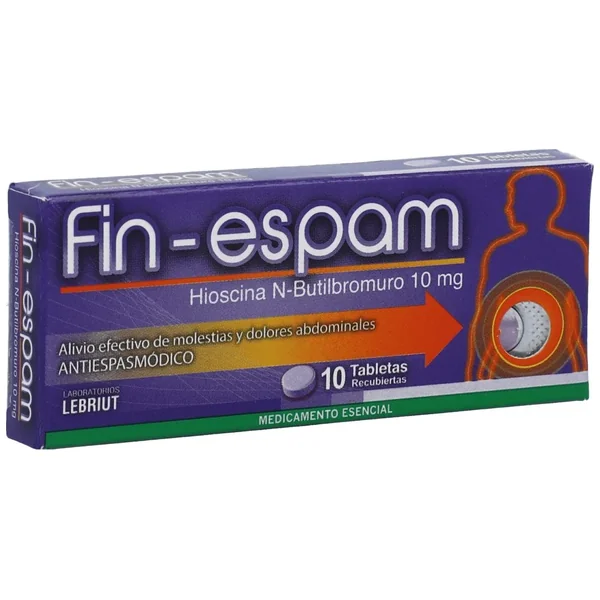 Fin - Espam Tabletas Recubiertas 10Mg Caja X 10