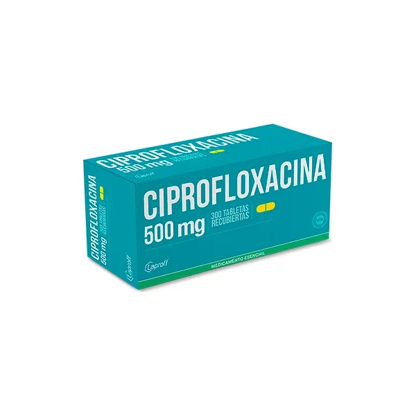 Ciprofloxacina 500 MG Laproff Caja X 300 Tabs