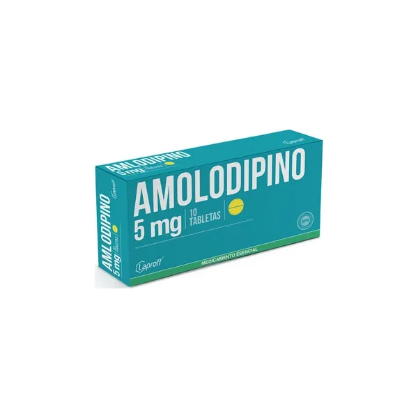 Amlodipino 5 MG Laproff Caja X 10 Tabs