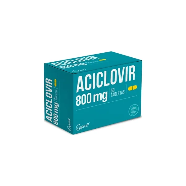 Aciclovir 800 MG Laproff Caja X 50 Tabs