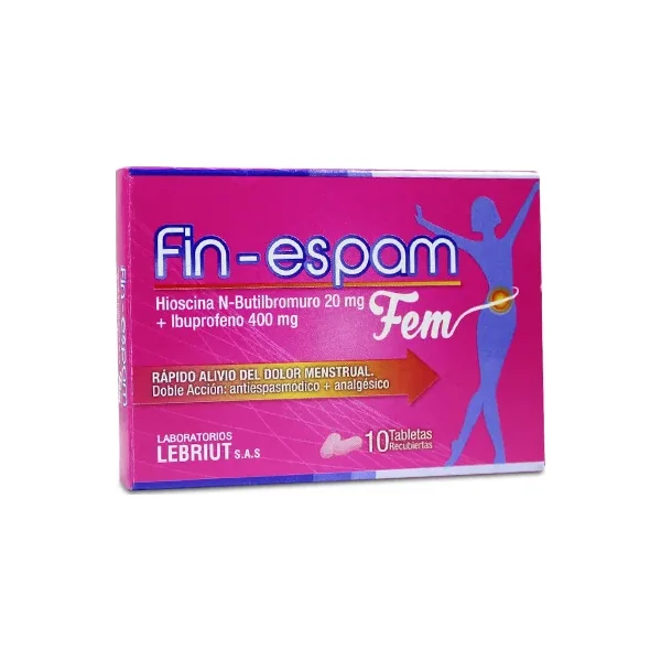 Fin-espam FEM 20/400 MG Caja X 10 Tabs
