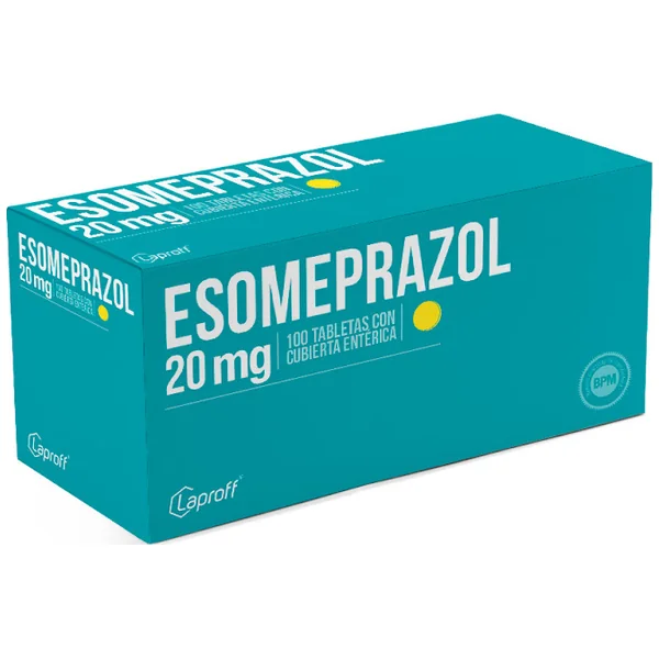 Esomeprazol 20 Mg Laproff Caja X 100 Tabletas