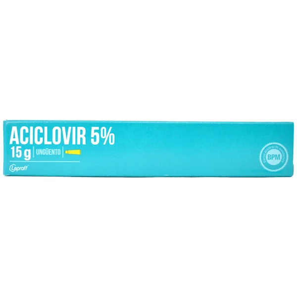 Aciclovir 5% Ungüento Laproff Caja X 15 Gr