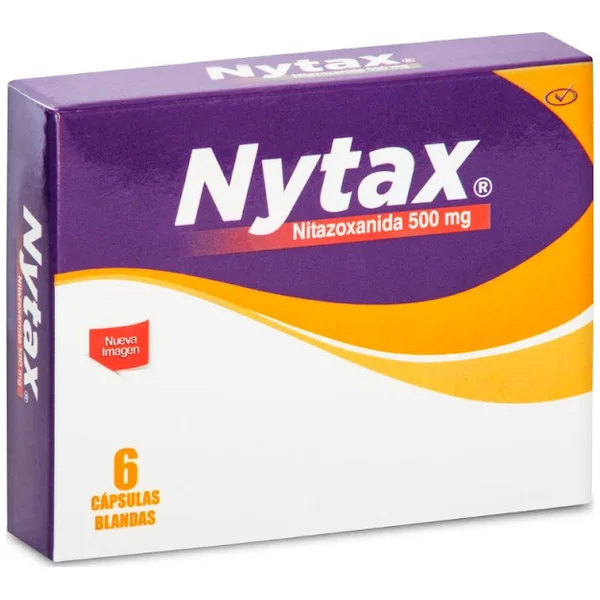 Nytax Nitazoxanida 500 Mg Procaps Caja X 6 Cápsulas