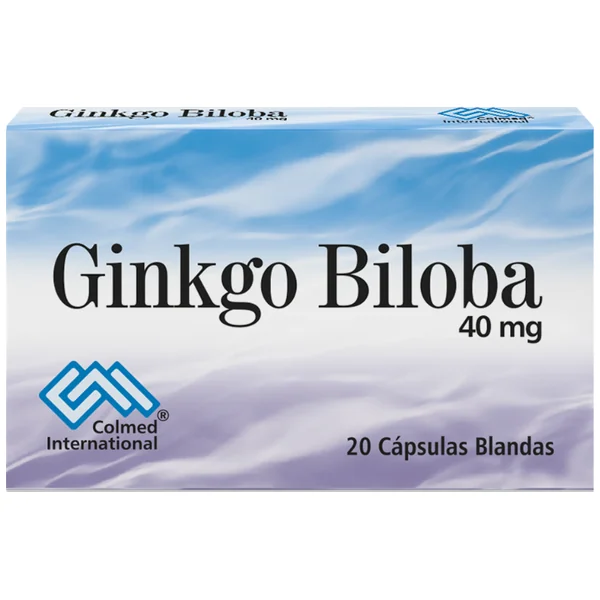 Ginkgo Biloba 40 Mg Colmed Caja X 20 Cápsulas