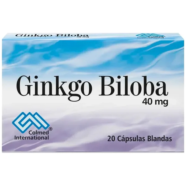 Ginkgo Biloba 40Mg Capsulas Caja X 20 Colmed