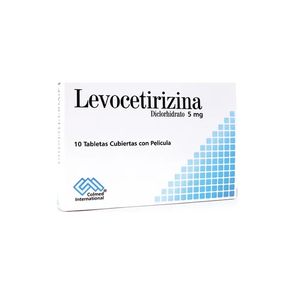 Levocetiricina Diclorhidrato 5 Mg Colmed Caja X 10 Tabletas