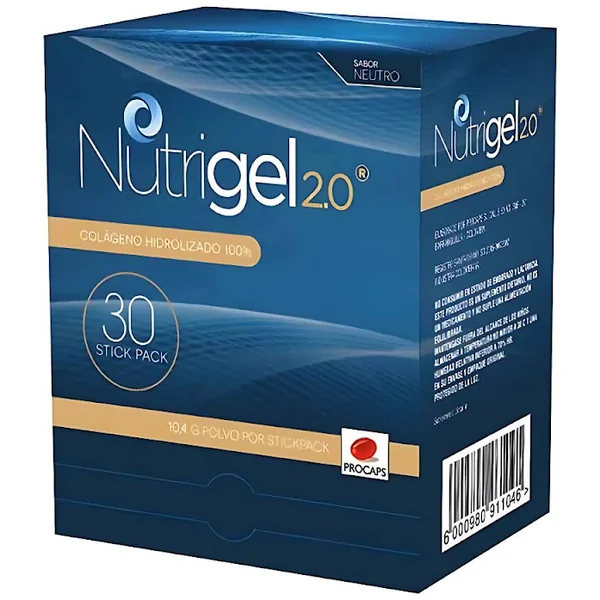 Nutrigel 2.0 Colágeno Hidrolizado Procaps Caja X 30 Sobres