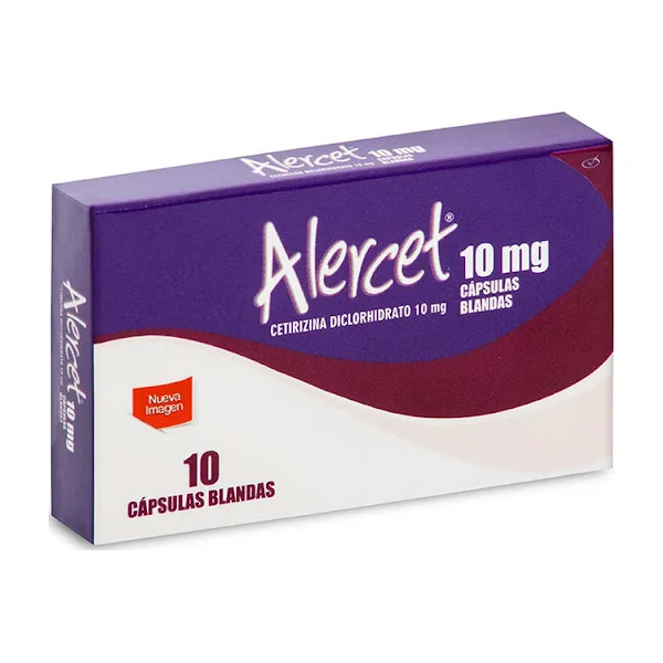Alercet 10Mg Cápsulas X 10 Cápsulas Blandas
