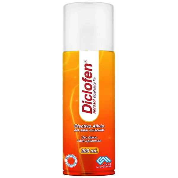 Diclofen 1% Aerosol Frasco X200ML Procaps Diclofenaco