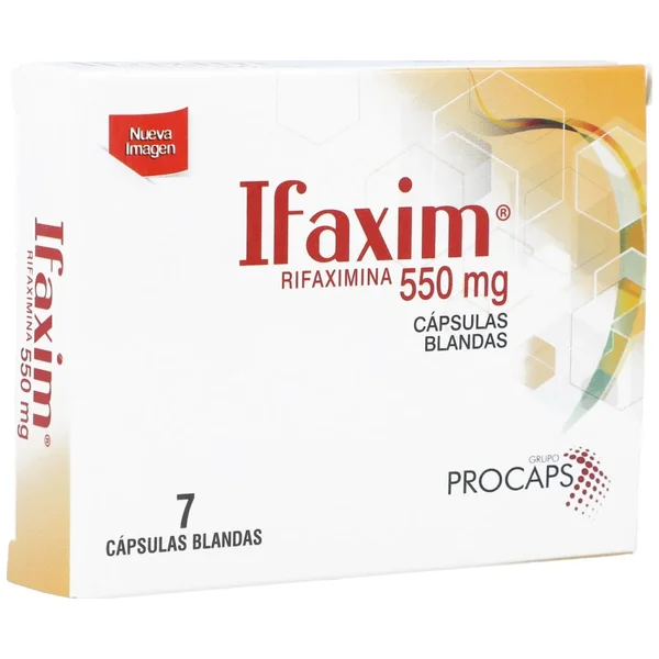 Ifaxim Cápsulas Blandas 550Mg Caja X 7