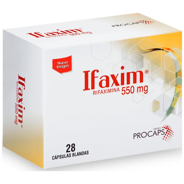 Ifaxim Rifaximina 550 Mg Procaps Caja X 28 Cápsulas
