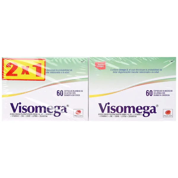 Visomega Omega 3 Procaps Caja X 60 Tabletas