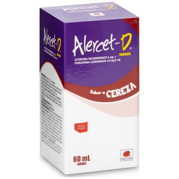 ALERCET D JARABE 60 ML (3%+)(PAE)