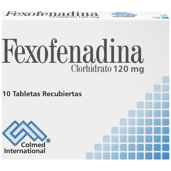 Fexofenadina Clorhidrato 120 Mg Colmed Caja X 10 Tabletas