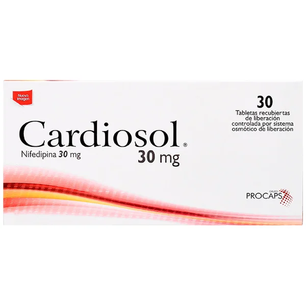 CARDIOSOL 30 MG 30 TBS