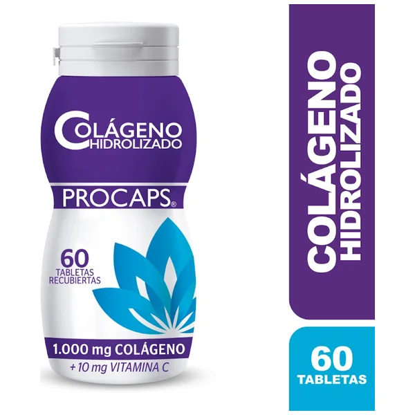 Colageno Hidrolizado Procaps 1000Mg Frasco X 60 Tabletas
