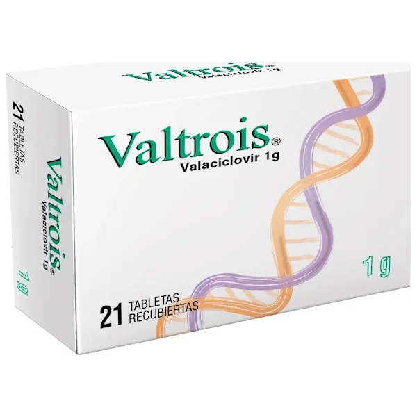 Valtrois Valaciclovir 1 Gr Procaps Caja X 21 Tabletas