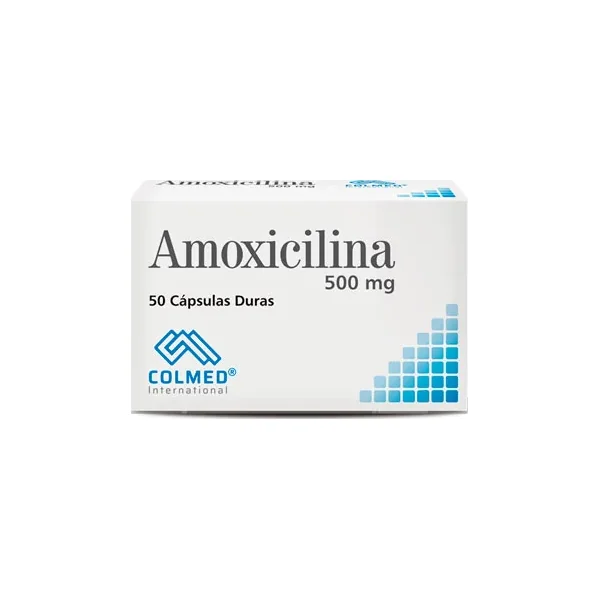 Amoxicilina 500 MG Colmed Caja X 50 Caps