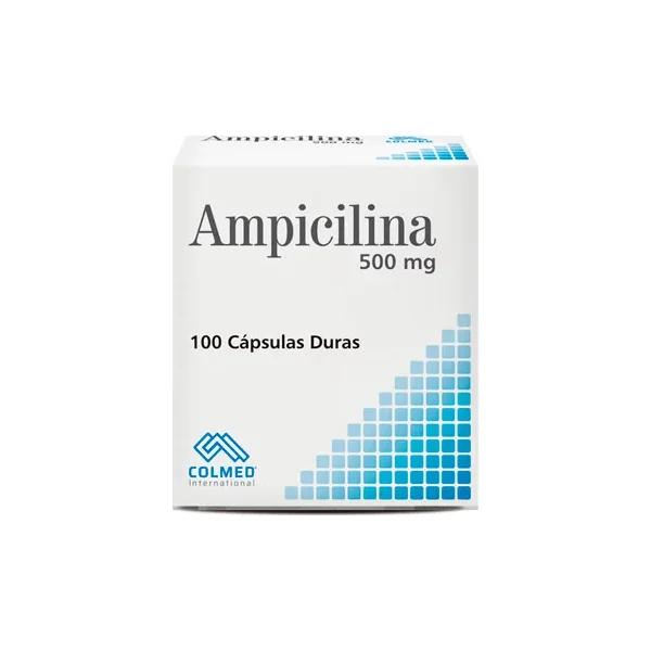 Ampicilina 500 MG Colmed Caja X 100 Caps