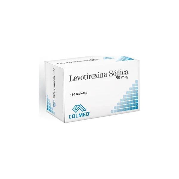 Levotiroxina 50 MCG Colmed Caja X 150 Tabs