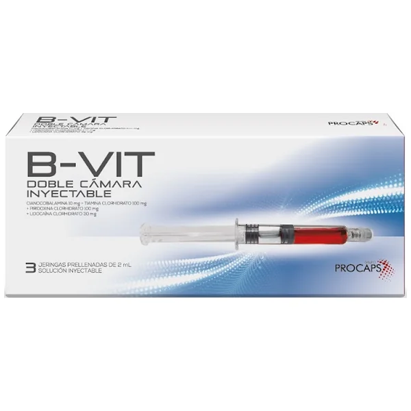 B-VIT DC 3 AMPOLLAS JERINGA PRELLENADA