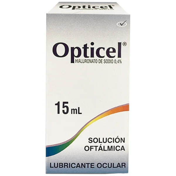 Opticel Hialuronato De Sodio 0,4%. Procaps Solución Oftálmica Frasco X 15 Ml
