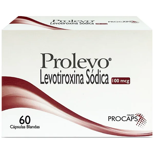 Prolevo Levotiroxina 100 mcg Caja x 60 Cápsulas