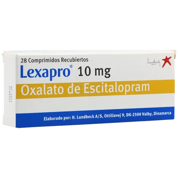 Lexapro Tabletas Recubiertas 10Mg Caja X 28