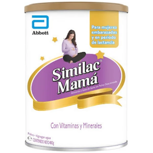 Leche En Polvo Similac Mamá Eye Q Plus X 400 Gr