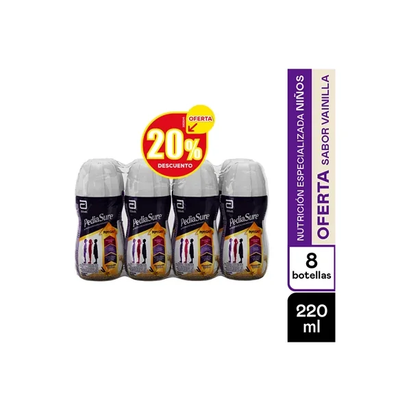Pediasure Vainilla Peptigro X 220 ML PG 6 LLV 8