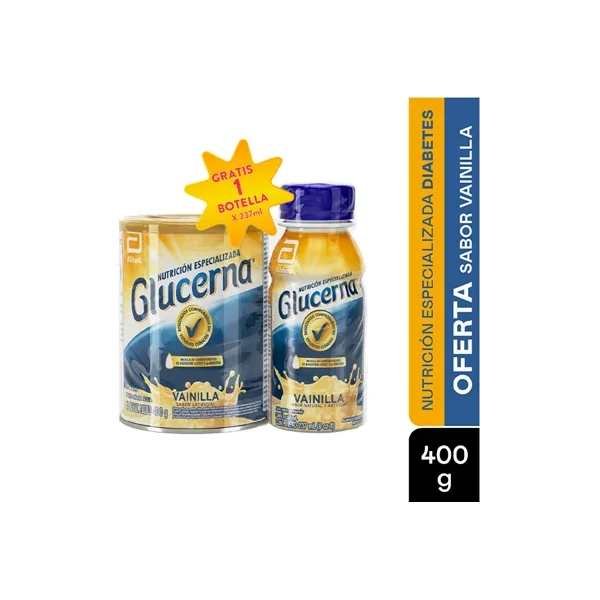 Glucerna Vainilla X 400 GR GTS 1 BOT X 237 ML
