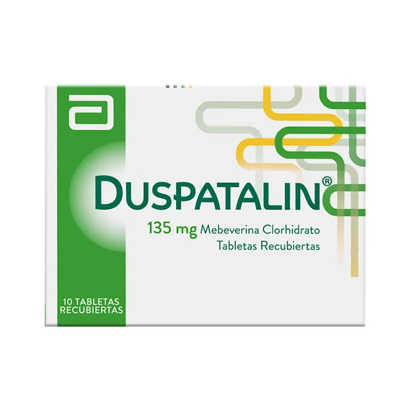 Duspatalin Mebeverina Clorhidrato 135 Mg Abbott Caja X 10 Tabletas