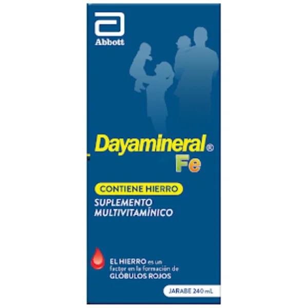 Dayamineral Fe Complemento Multivitamínico Jarabe Frasco X 240 mL