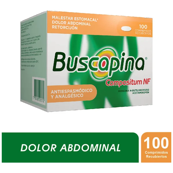 Buscapina Compuesta Nf (325+10)Mg Caja X 20 Tabletas Recubiertas