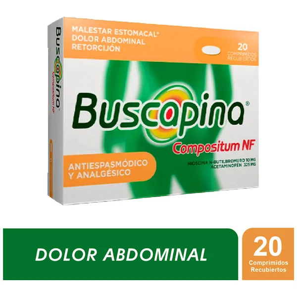 Buscapina Compuesta Nf (325+10)Mg Caja X 20 Tabletas Recubiertas