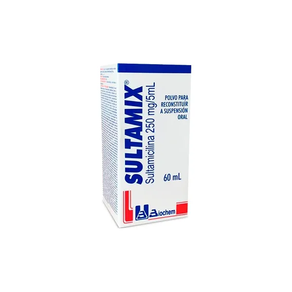 Sultamix 250 Mg/5ml Polvo FCO X 60 ML