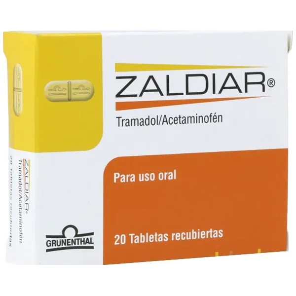 Zaldiar (325+37.5)Mg Caja X 20 Tabletas Recubiertas