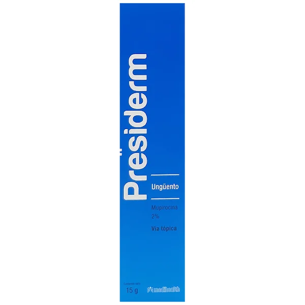 Presiderm Ungüento Mupirocina 2% Megalabs Tubo X 15 Gr