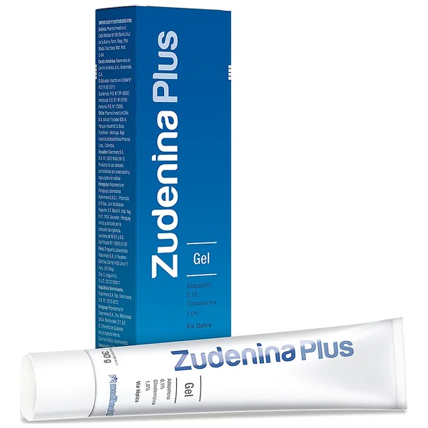 Zudenina Plus 0.1%+1% Gel Tubo X 30 Gr