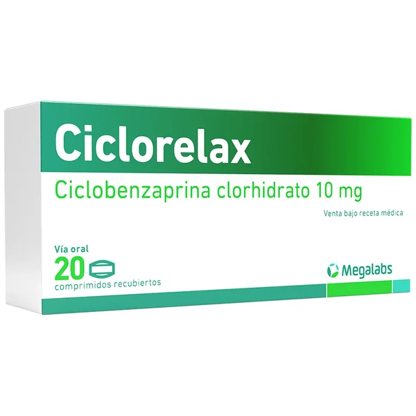 Ciclorelax 10Mg Tabletas Recubiertas Caja X 20