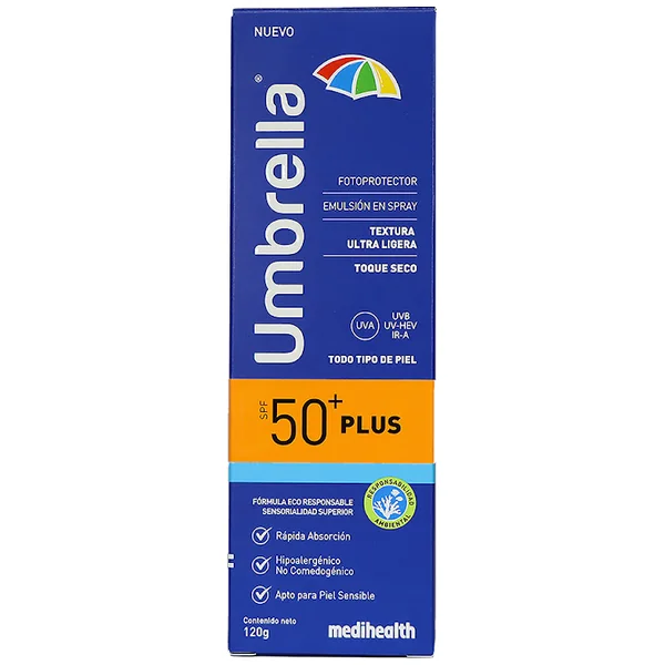 Protector Solar Umbrella Plus Emulsión Spray SPF50 X 120 Gr
