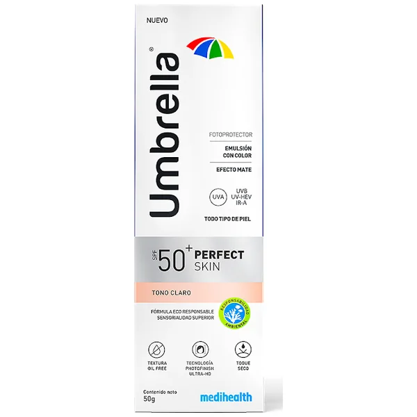 Protector Solar Umbrella Perfect Skin Claro SPF50 X 50 Gr