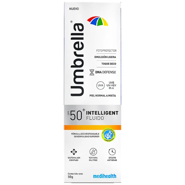 Protector Solar Umbrella Intelligent Fluido Spf50+ X50gr.
